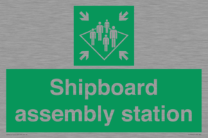 Shipboard assembly station